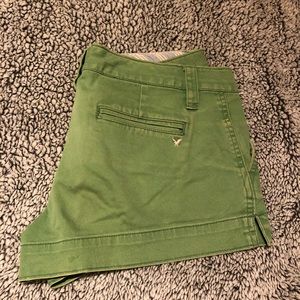 AE green shorts